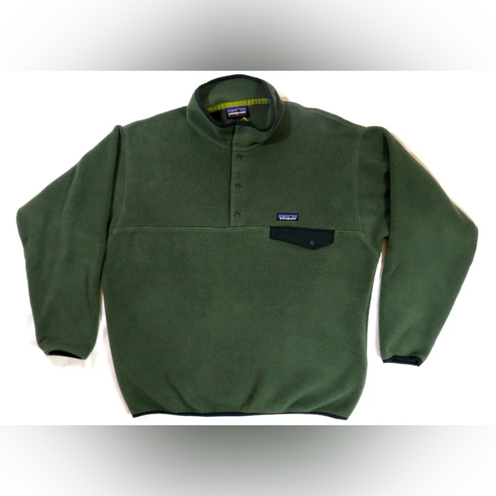 Super RARE Vintage Green Men’s Patagonia Synchilla Fleece Pullover